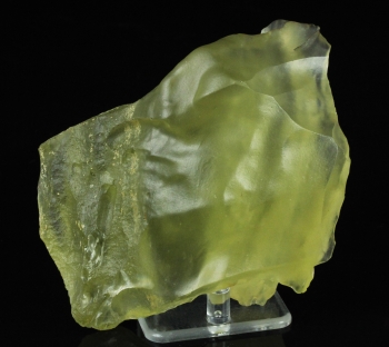 Tektite var. Libyan Desert Glass Ventifact from Golf Kebir Region, Egypt [db_pics/pics/dsglass6d.jpg]