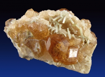 Garnet var. Hessonite w/ Diopside from Jeffrey Mine, Asbestos, Quebec, Canada [db_pics/pics/hessonite6c.jpg]