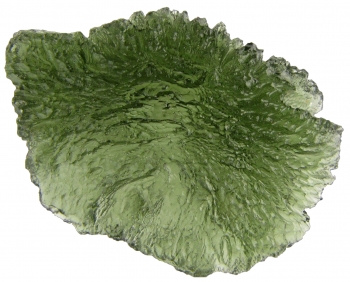 Tektite var. Moldavite from near Chlum, Moldau River Valley, Czech Republic [db_pics/pics/moldavite2d.jpg]