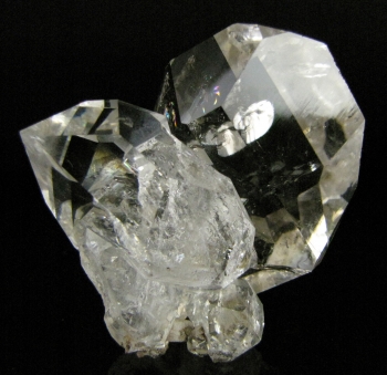 Quartz Var. Herkimer Diamond Cluster from Ace of Diamonds Mine, Herkimer County,  New York [db_pics/pics/quartz51a.jpg]