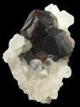 Sphalerite on Quartz from Shuikoushan Lead/Zinc Mine, Chaling, Hunan Province, China [SPHALERITE1]