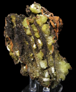 Adamite on Limonite from Ojuela Mine, Mapimi, Durango, Mexico [db_pics/pics/adamite6c.jpg]