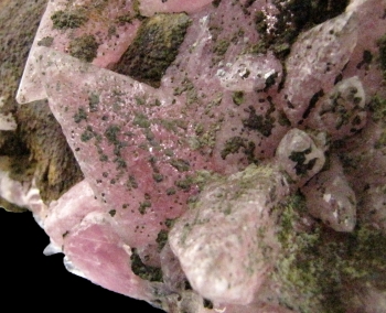 Calcite Var. Cobaltian w/ Kolwezite from Mupine Mine, Kolwezi, Katanga Copper Crescent, Katanga (Shaba), Democratic Republic of Congo (ZaÃ¯re) [db_pics/pics/calcite7c.jpg]