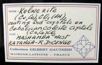 Calcite Var. Cobaltian w/ Kolwezite from Mupine Mine, Kolwezi, Katanga Copper Crescent, Katanga (Shaba), Democratic Republic of Congo (ZaÃ¯re) [db_pics/pics/calcite7d.jpg]