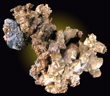 Copper with Cuprite from Rubtsovsky Mine, Altai Krai, Siberia, Russia [db_pics/pics/copper2a.jpg]