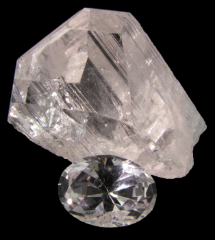 Danburite: Rough and Cut from Charcas, San Luis Potosi, Mexico [db_pics/pics/danburite1a.jpg]