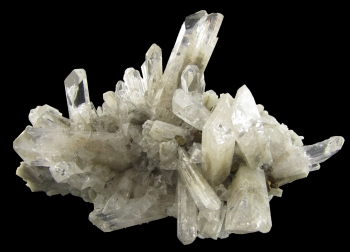 Mixed Minerals; gold, faden quartz, pyrite in shale, datolite, blue ...