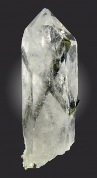 Quartz with Epidote inclusions from Capelinha, Minas Gerais, Brazil [db_pics/pics/epidote3a.jpg]