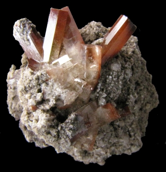 Topaz with Hyaline Opal on Matrix from San Luis Potosi, Mexico [db_pics/pics/topaz2b.jpg]