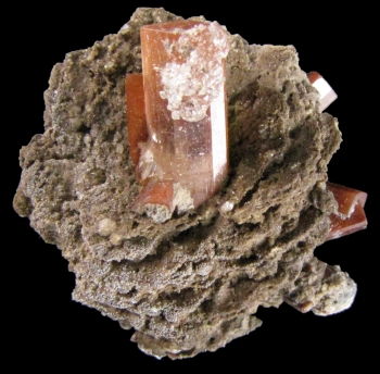 Topaz with Hyaline Opal on Matrix from San Luis Potosi, Mexico [db_pics/pics/topaz2c.jpg]