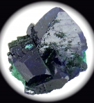 Azurite w/ Malachite from Milpillas Mine, Sonora, Mexico [AZURITE7]